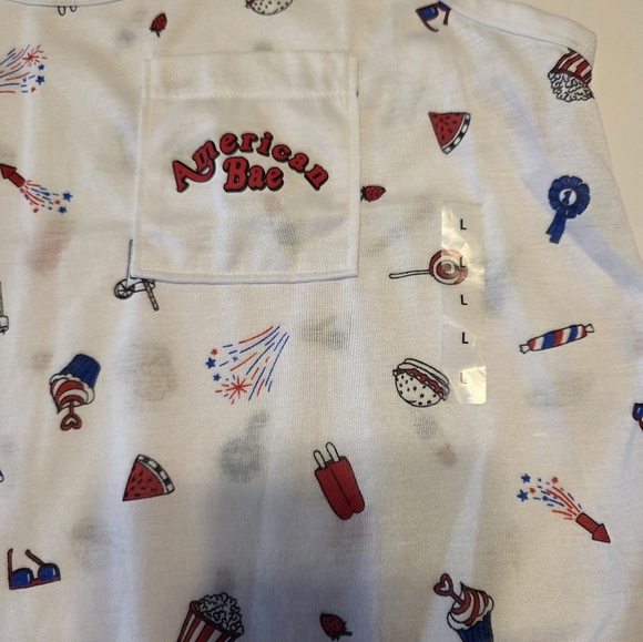 Arizona Jean CO Women's 4th Of JULY Racerback Tank Top Size Large - Picture 14 of 15